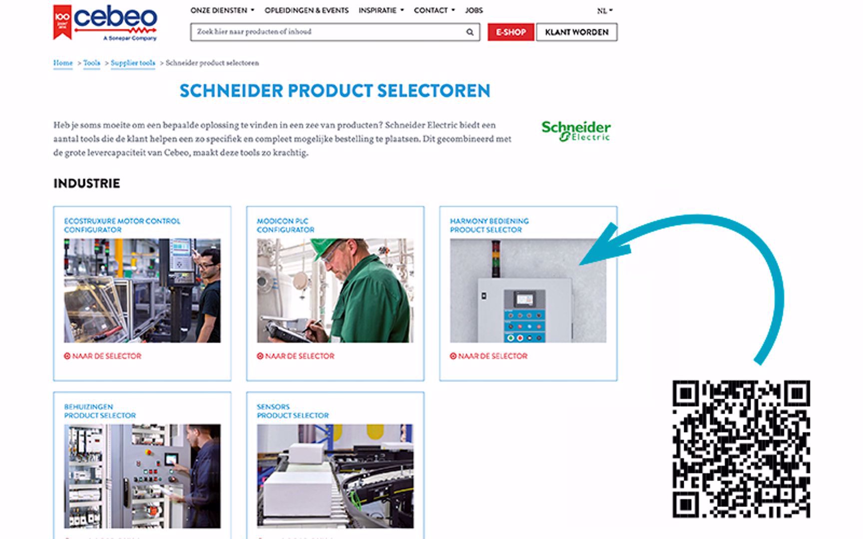Product selector
