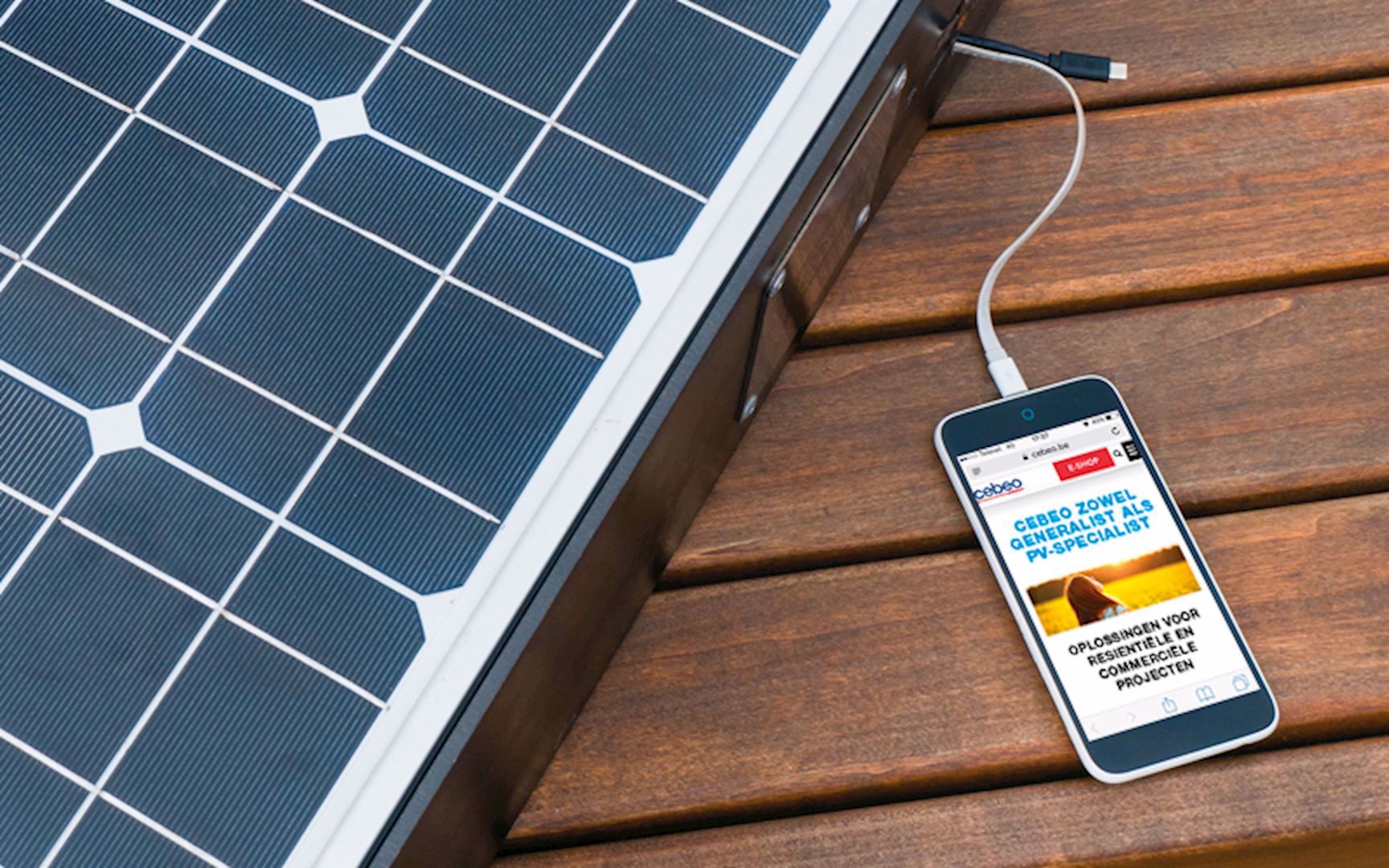 Panneau solaire - Cebeo app