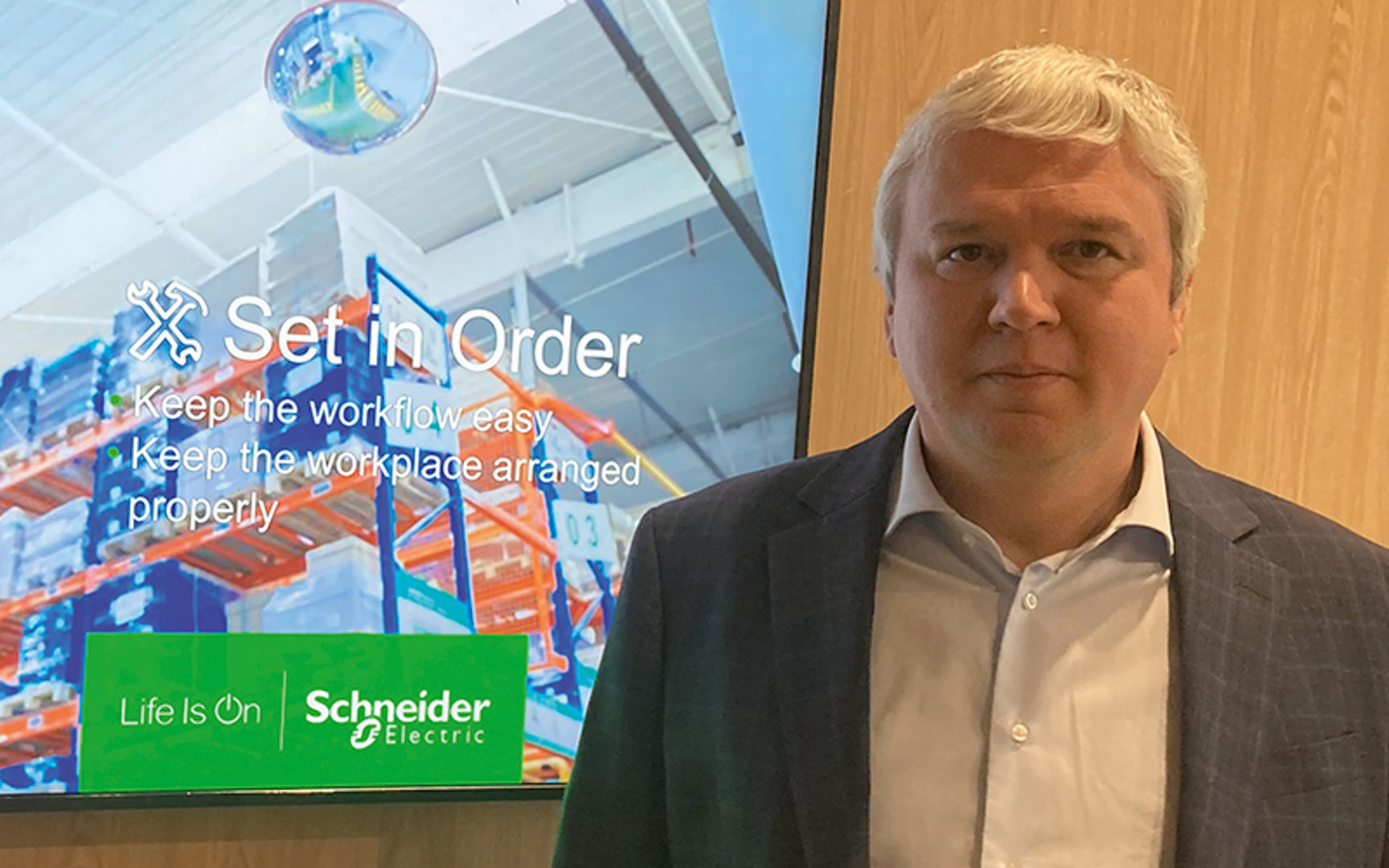 Henderik Buydens, Sales Support & Service Manager Industrial Automation chez Schneider Electric.