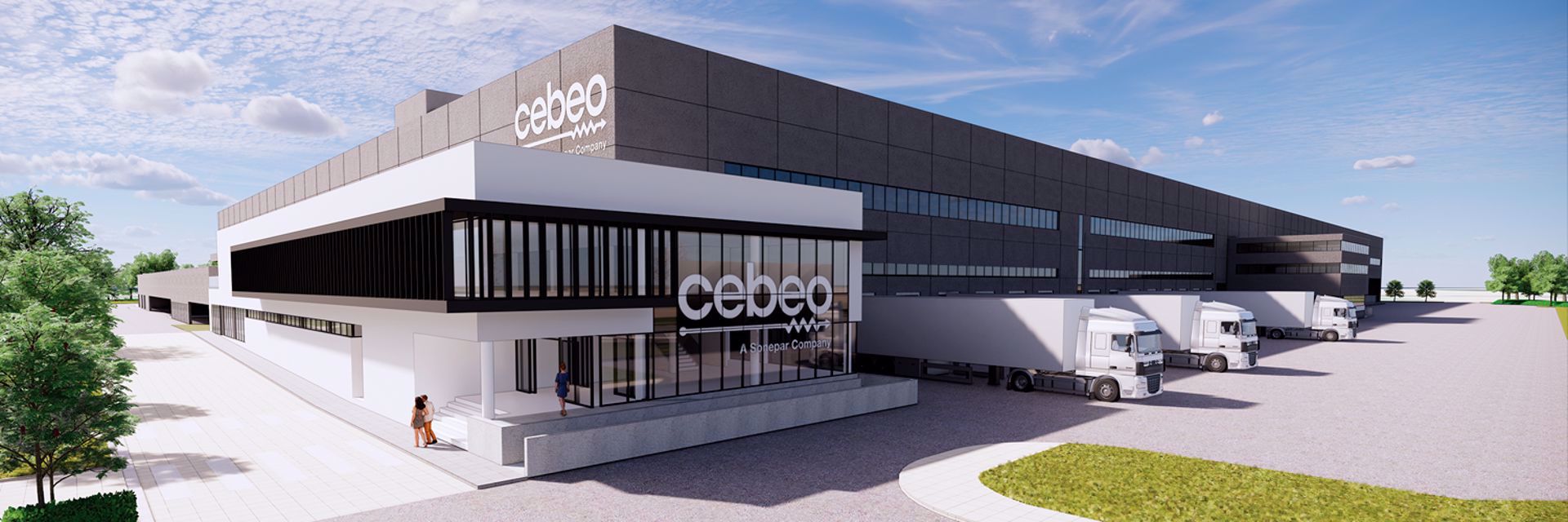 Nouveau centre de distribution de Cebeo
