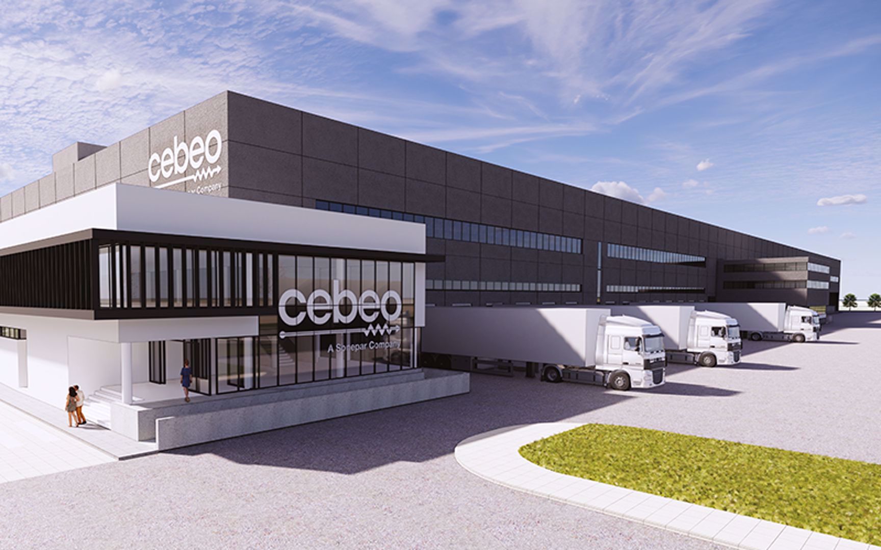 Ons nieuwe Cebeo Distribution Center rijst dit jaar al grotendeels uit de grond