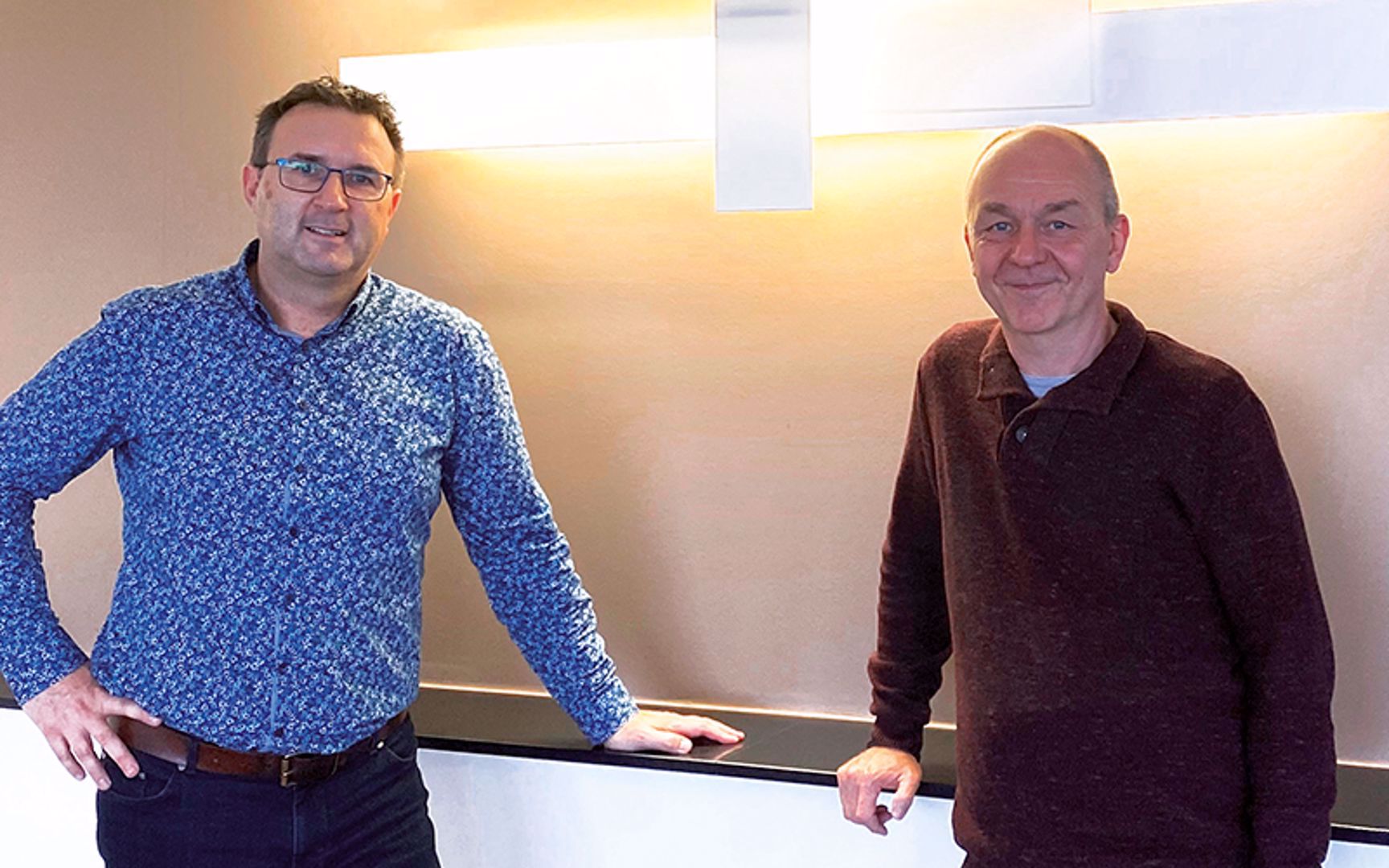 Danny Gotink (Directeur de Logistics Belgium) et Wim Haemelynck (Senior Project Manager)