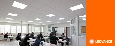 LEDVANCE Panel Comfort CRI80:  schakelbaar licht voor kantoren