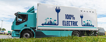 Cebeo test als eerste distributeur de FE Electric vrachtwagen van Volvo 