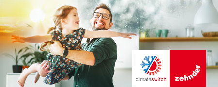 Zehnder ClimateSwitch: gezond koelen en verwarmen met ventilatie